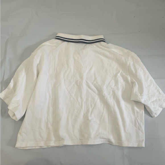 🤍 Levi’s White Collared Crop Top – Size Small 🤍 - Picture 6 of 8